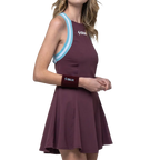 Kleid Siux Spitze 26 Damen Granatrot