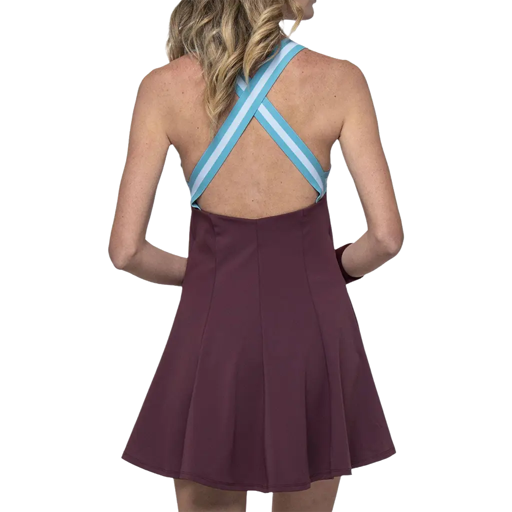 Kleid Siux Spitze 26 Damen Granatrot