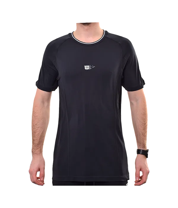 Camiseta Wilson Crew Negra