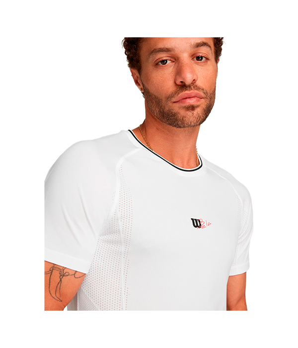 Camiseta Wilson Series Seamless Blanca