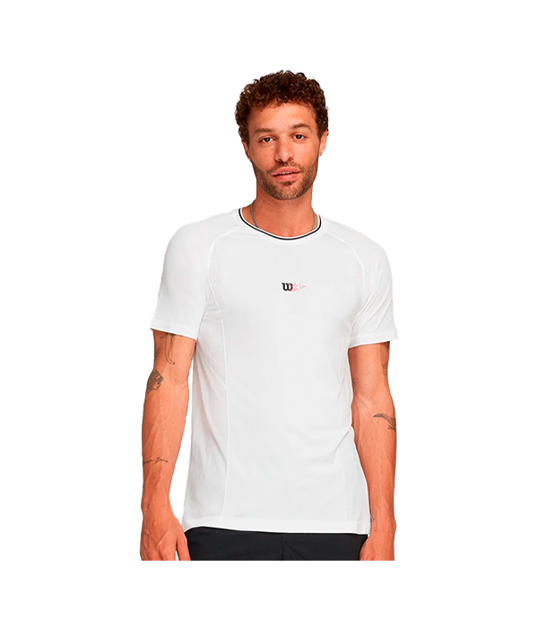 Camiseta Wilson Series Seamless Blanca