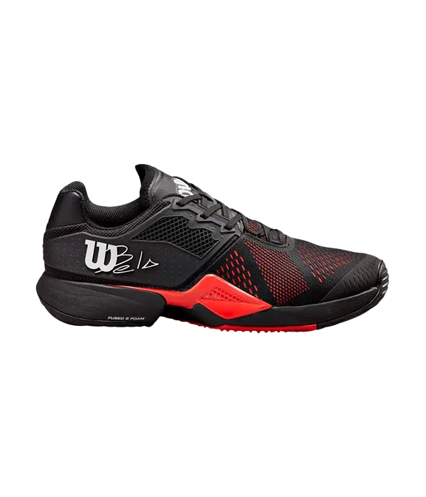 Zapatillas Wilson Bela Tour Black/Infrared/Black