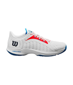 Sapatilhas de padel Wilson Hurakn Pro Branco/Wilson Red/D V Azul