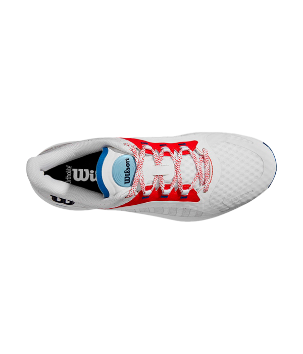 Zapatillas Wilson Hurakn Pro Blanco/Rojo 2024