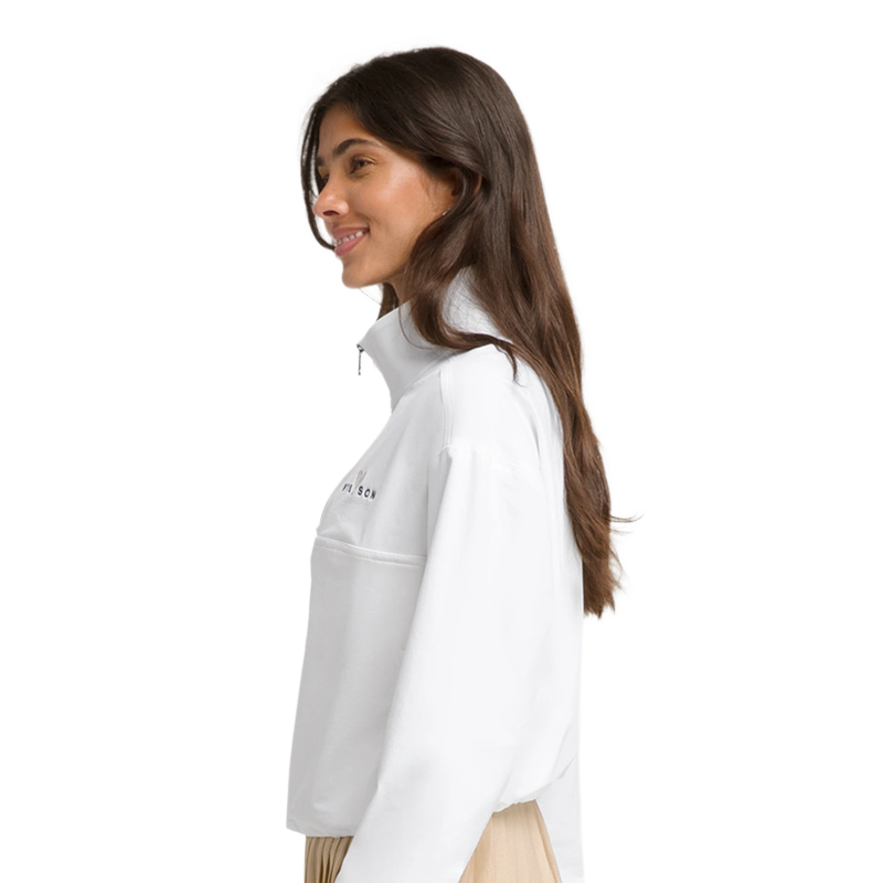 Felpa Wilson davensport Donna Bianco