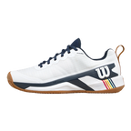 Zapatillas Wilson Rush Pro 4.5 Clay RG White/Navy Blazer/Gum 2025