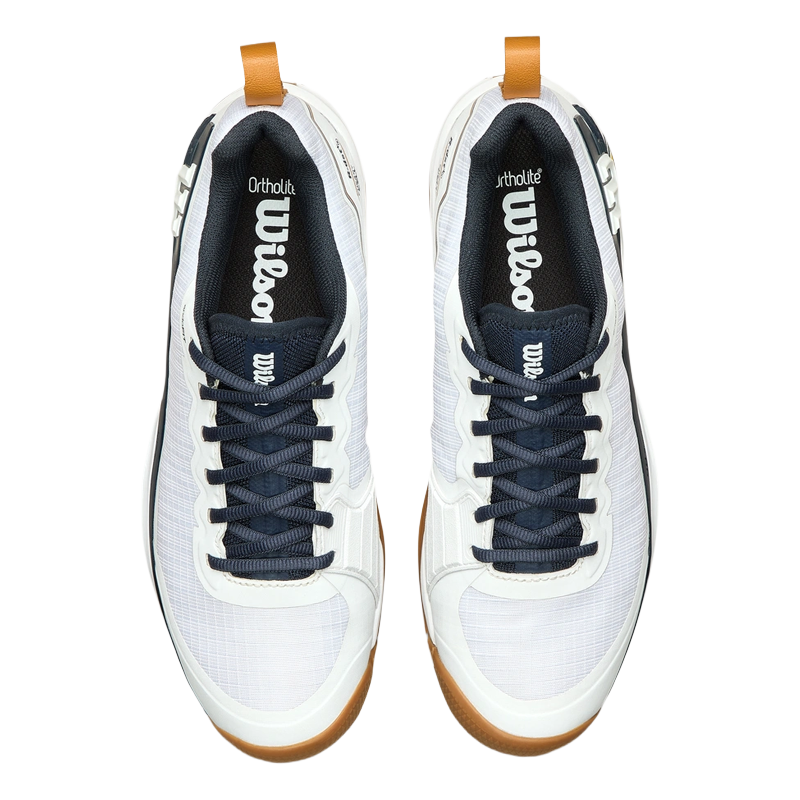 Zapatillas Wilson Rush Pro 4.5 Clay RG White/Navy Blazer/Gum 2025