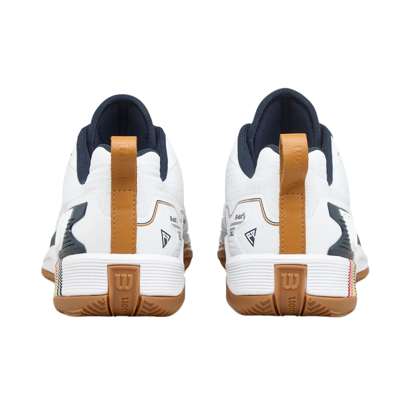 Zapatillas Wilson Rush Pro 4.5 Clay RG White/Navy Blazer/Gum 2025