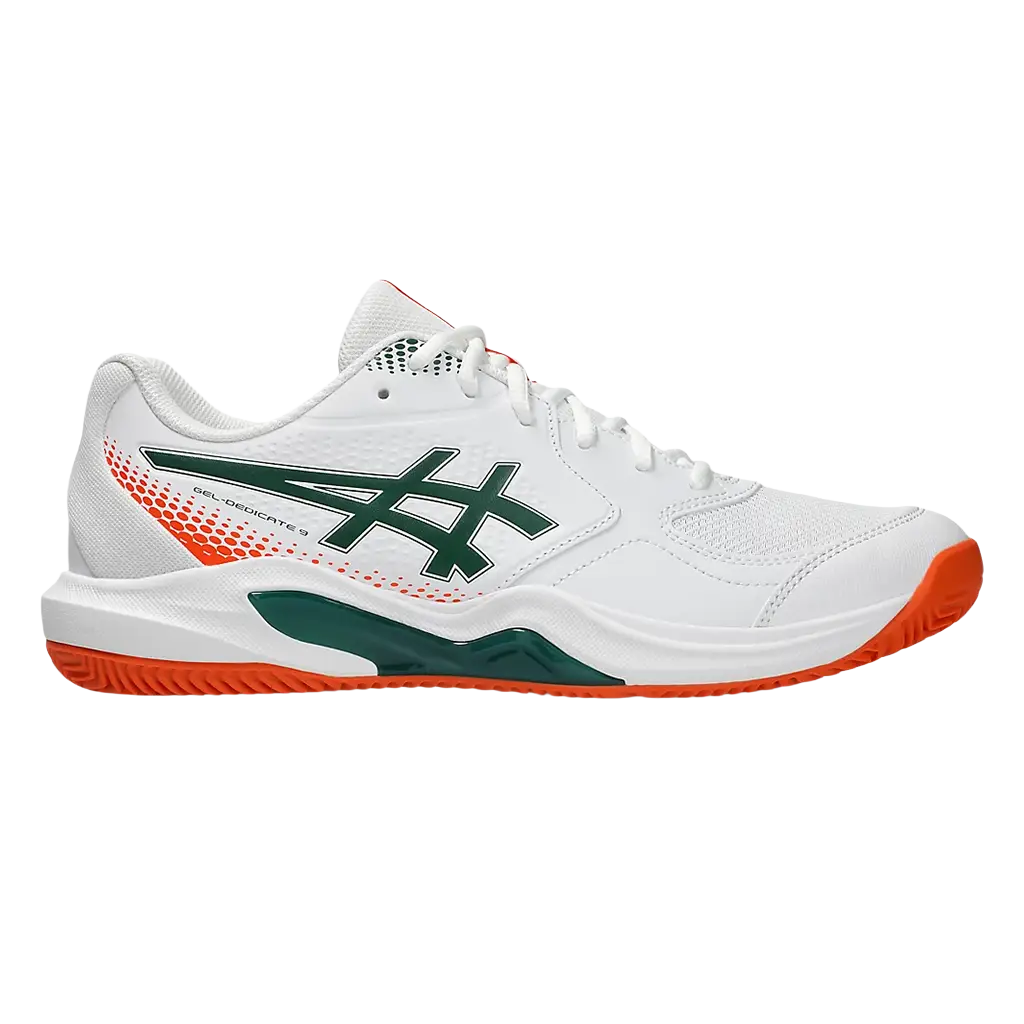 Asics Padel Shoes Gel-Dedicate 9 White/Jewel Green 2026