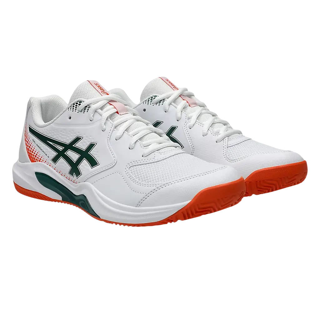 Asics Padel Shoes Gel-Dedicate 9 White/Jewel Green 2026