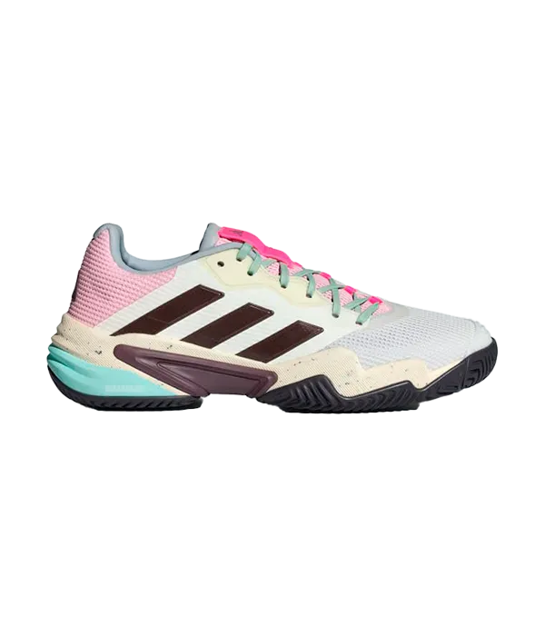 Zapatillas Adidas Barricade 13 Blanco/Rosa