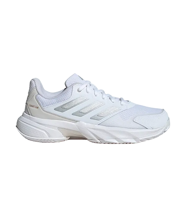 Zapatillas Adidas CourtJam Control 3 CL Women Blanco/Gris 2025