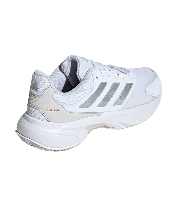 Zapatillas Adidas CourtJam Control 3 CL Women Blanco/Gris 2025