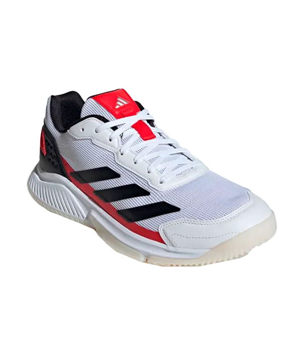 Adidas Padelschuhe Courtquick Padel Weiß/Rot