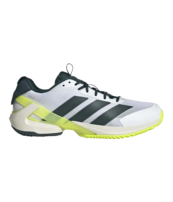 Adidas Padel Shoes Adizero Ubersonic 5 Clay White/Dark Green 2025