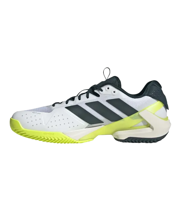 Adidas Padel Shoes Adizero Ubersonic 5 Clay White/Dark Green 2025