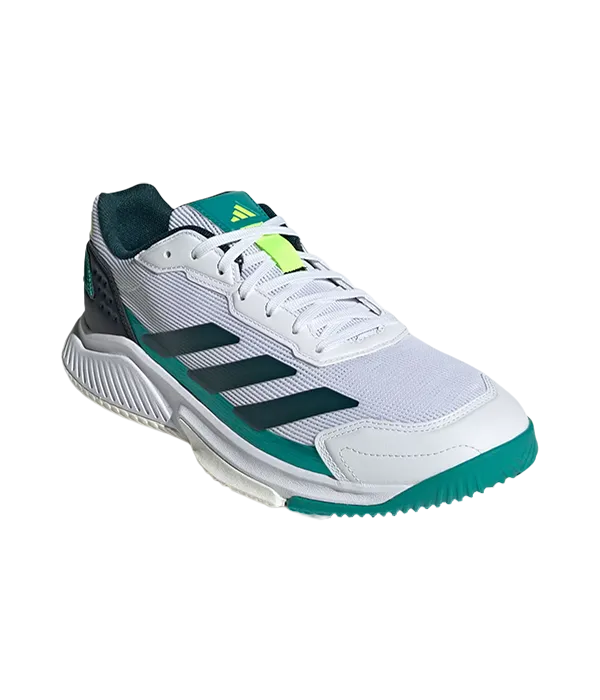 Zapatillas Adidas Courtquick Padel M Blanco/Verde 2025