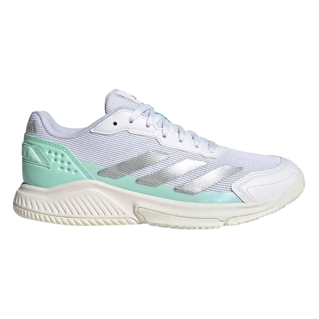 Zapatillas Adidas Courtquick Padel Woman Blanco Verde 2026
