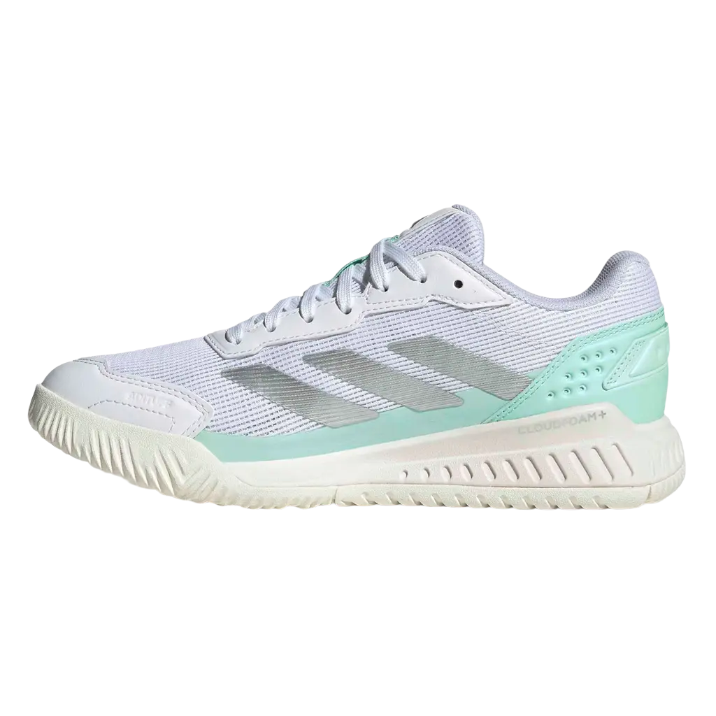 Zapatillas Adidas Courtquick Padel Woman Blanco Verde 2026