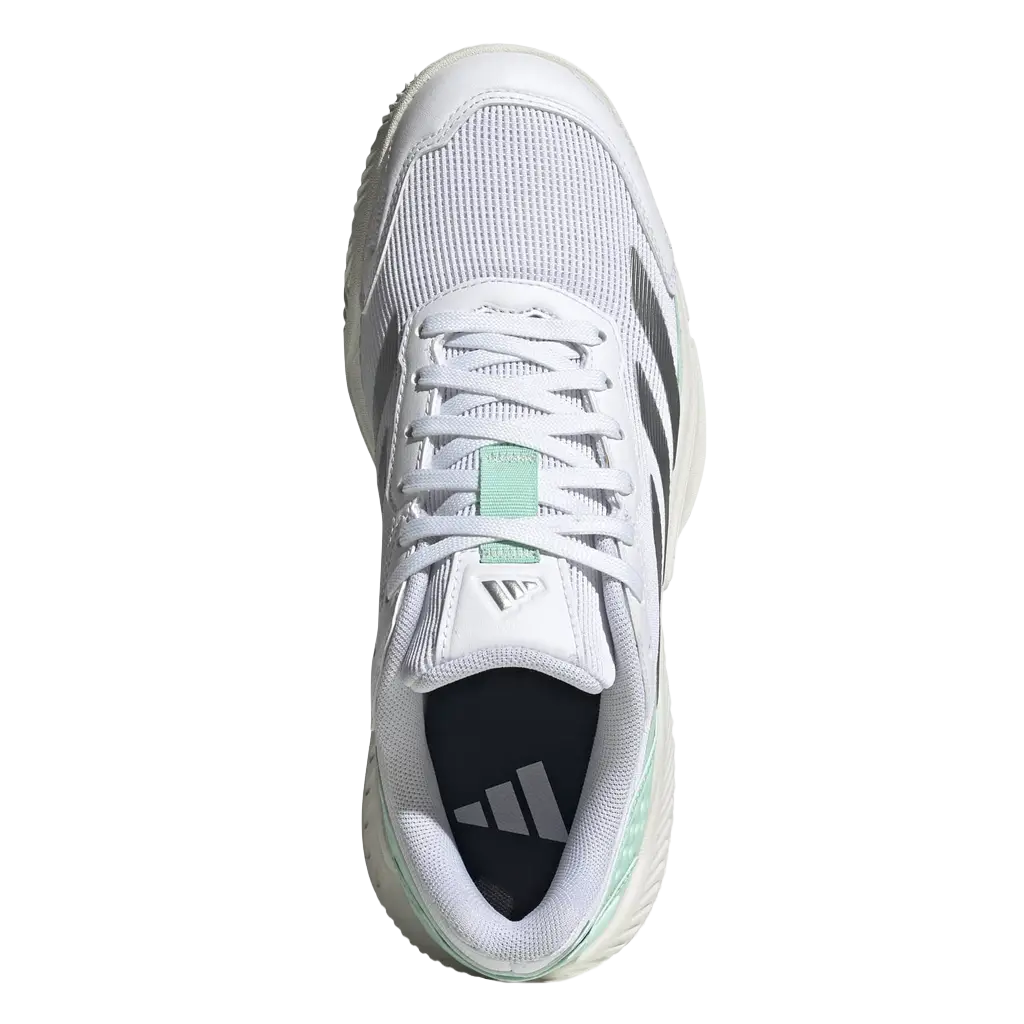 Zapatillas Adidas Courtquick Padel Woman Blanco Verde 2026