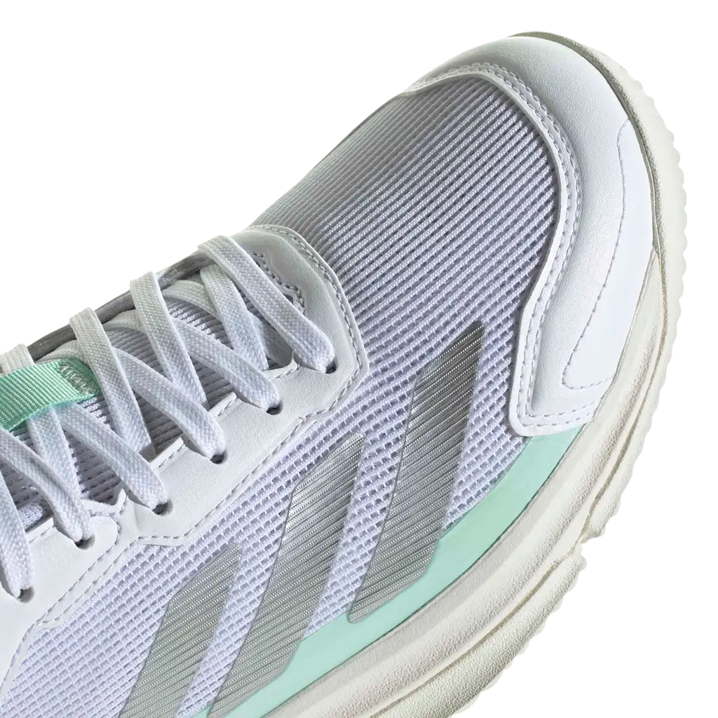 Zapatillas Adidas Courtquick Padel Woman Blanco Verde 2026