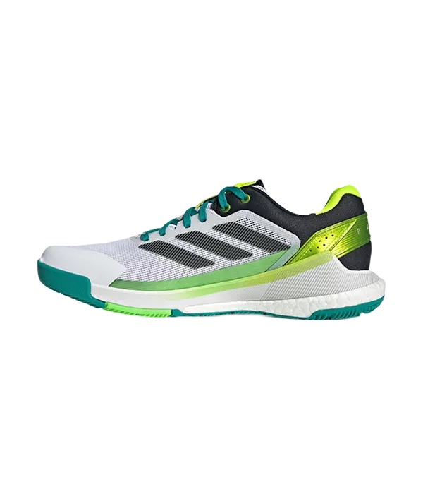 Zapatillas Adidas Crazyquick BOOST Padel M Blanco/Verde Metalico 2025