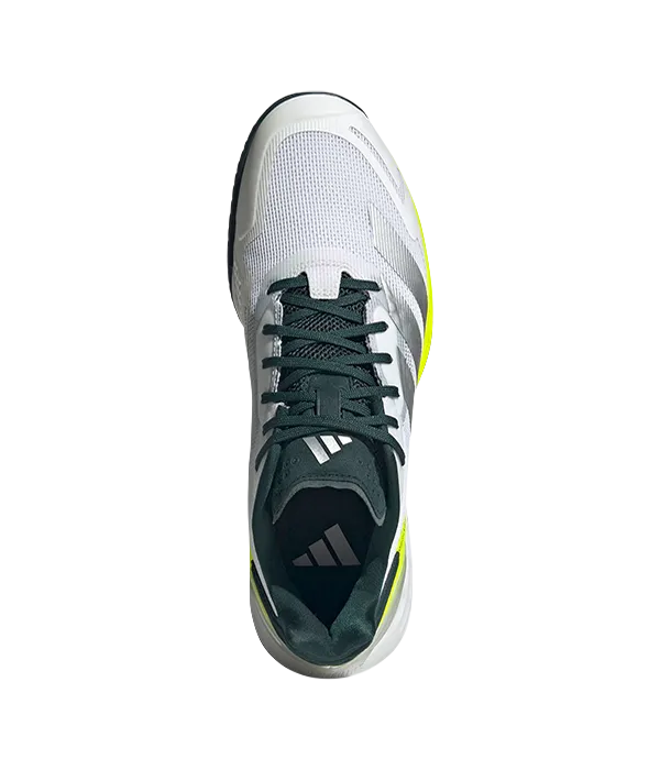 Zapatillas Adidas Defiant Speed 2 M CL Blanco/Amarillo fluor 2025