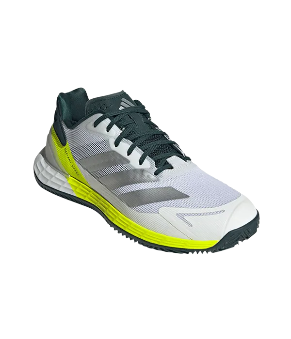 Zapatillas Adidas Defiant Speed 2 M CL Blanco/Amarillo fluor 2025