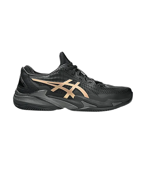 Zapatillas Asics Court FF 3 Novak Clay Night Energy Black/Prism Gold 2025