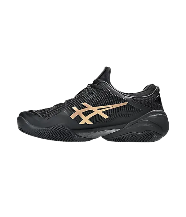 Zapatillas Asics Court FF 3 Novak Clay Night Energy Black/Prism Gold 2025