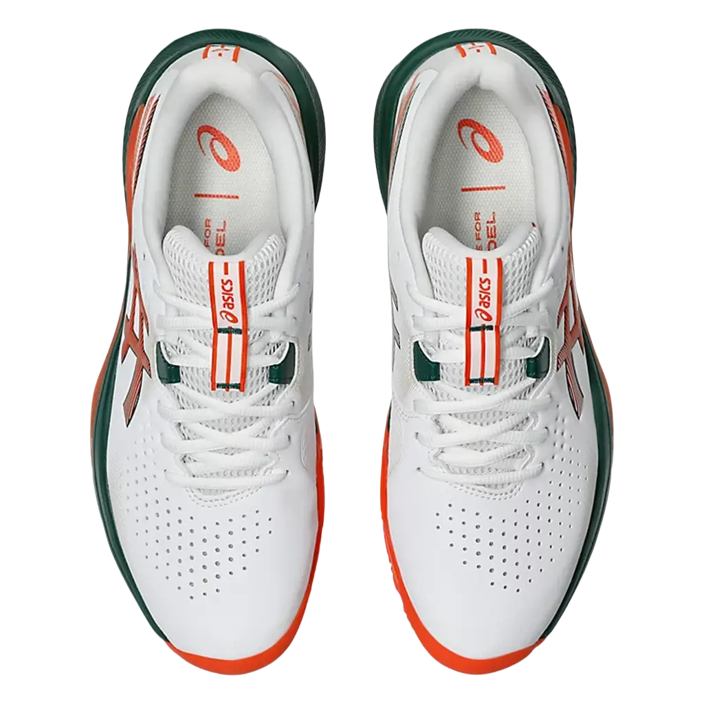 Asics Padelschuhe Gel-Challenger 15 Weiß/Energy Orange 2026
