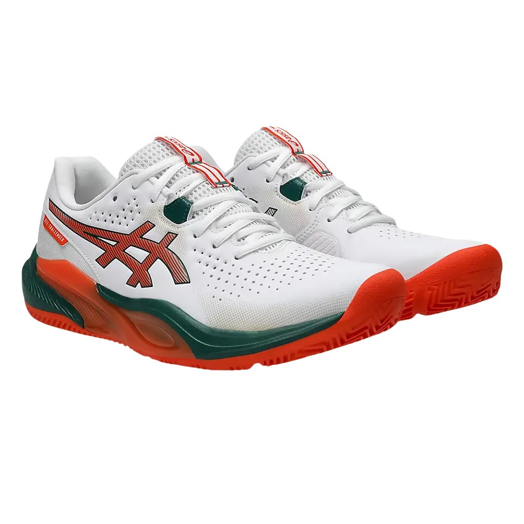 Asics Padelschuhe Gel-Challenger 15 Weiß/Energy Orange 2026