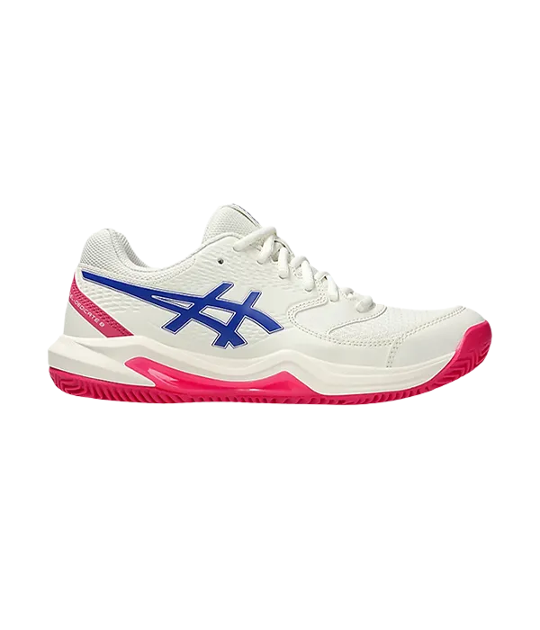 Asics Padel Shoes Gel-Dedicate 8 Clay Cream/Dark Cobalt Women 2025