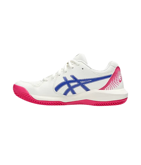 Asics Padel Shoes Gel-Dedicate 8 Clay Cream/Dark Cobalt Women 2025