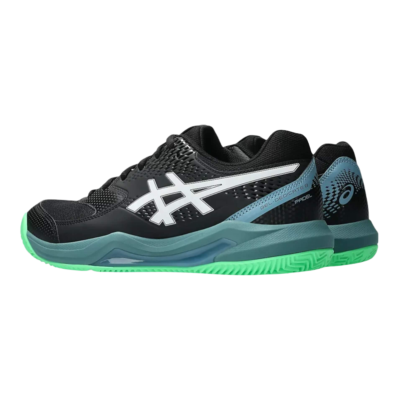 Chaussures de padel Asics Gel-Dedicate 8 Padel Black/Vert Vital 2026
