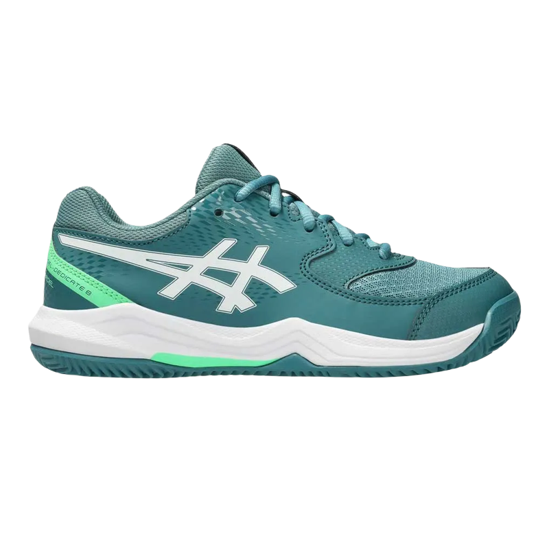 Sapatilhas de padel Asics Gel-Dedicate 8 Padel GS Misty Pine/Branco 2026 Infantil
