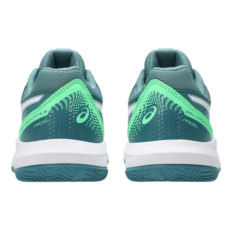 Sapatilhas de padel Asics Gel-Dedicate 8 Padel GS Misty Pine/Branco 2026 Infantil