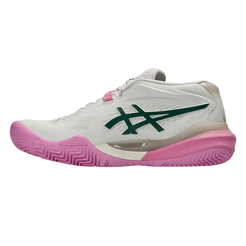 Asics Padel Shoes Gel-Resolution X Padel Soft Oat/Jewel Green