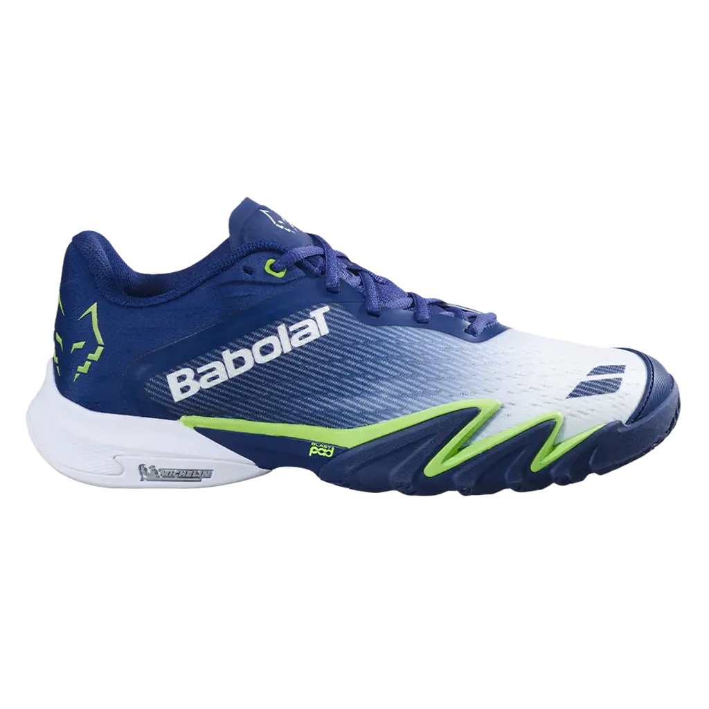 Babolat Padel Shoes Premura 3 Lebron Blue Depths/ Green Flash 2026