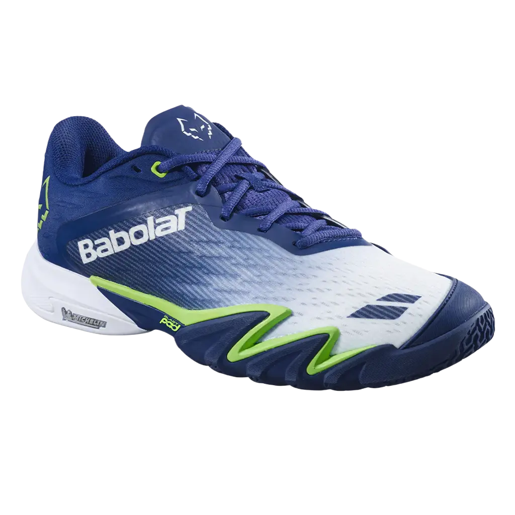 Sapatilhas de padel Babolat Premura 3 Lebron Blue Depths/ Green Flash 2026