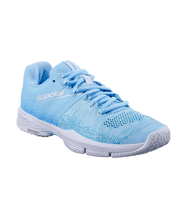 Chaussures de padel Babolat Sensa Sky Bleu/Tigerlily Femmes 2025