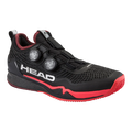 Sapatilhas de padel HEAD Suportar Pro Boa Clay Black/Red 2026