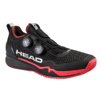 Sapatilhas de padel HEAD Suportar Pro Boa Clay Black/Red 2026