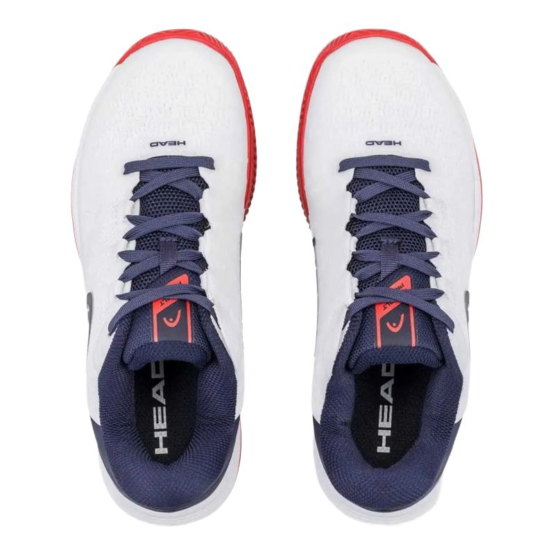 Chaussures de padel HEAD Revolt Pro 5.0 Clay Blanc/Marine 2026