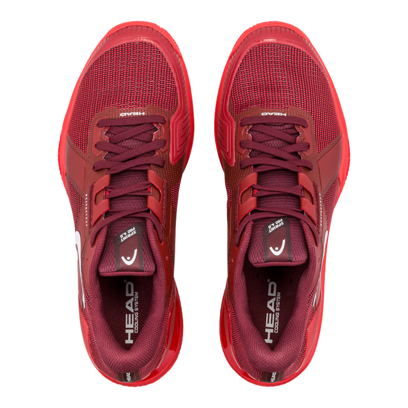 Zapatillas Head Sprint Pro 4.0 Clay Red/Dark Red 2026