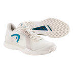 Chaussures de padel HEAD sprinter Pro 4.0 Femme Chalk Blanc Bleu Crépuscule 