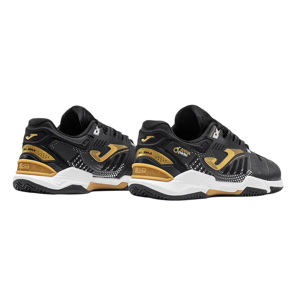 Joma Padel Shoes Slam Men Foot Shape 2501 Black 2026