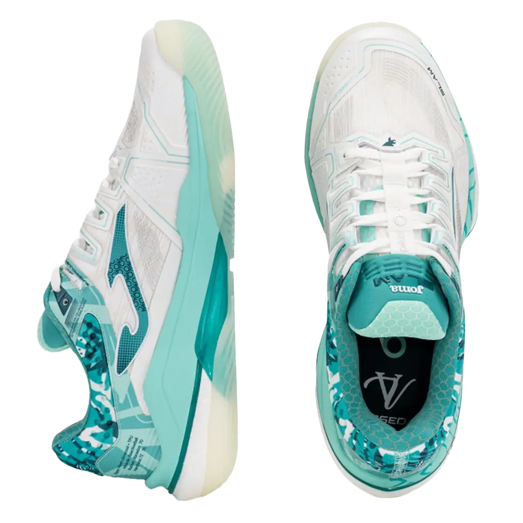 Sapatilhas de padel Joma Slam Vero Virseda Mulher Verde/Branco 2026
