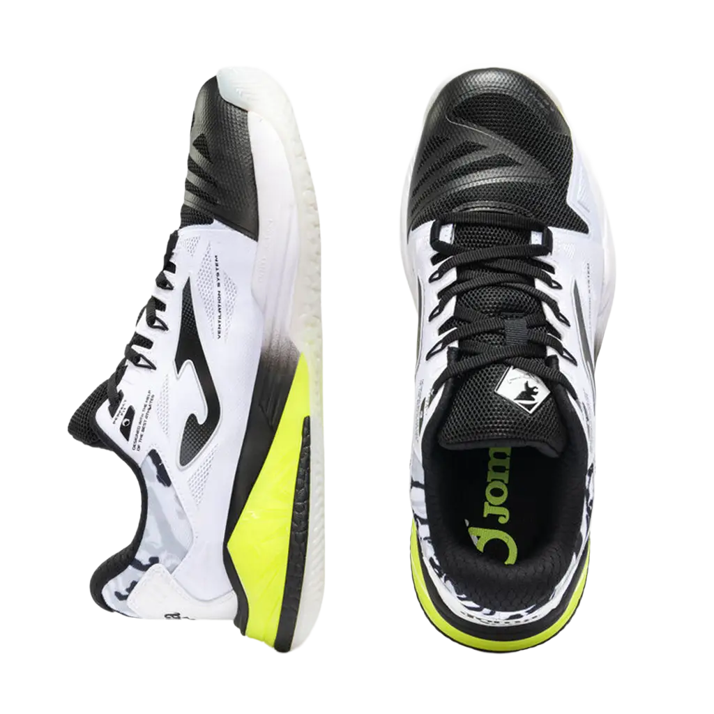 Joma Padel Shoes Spin White Yellow 2026