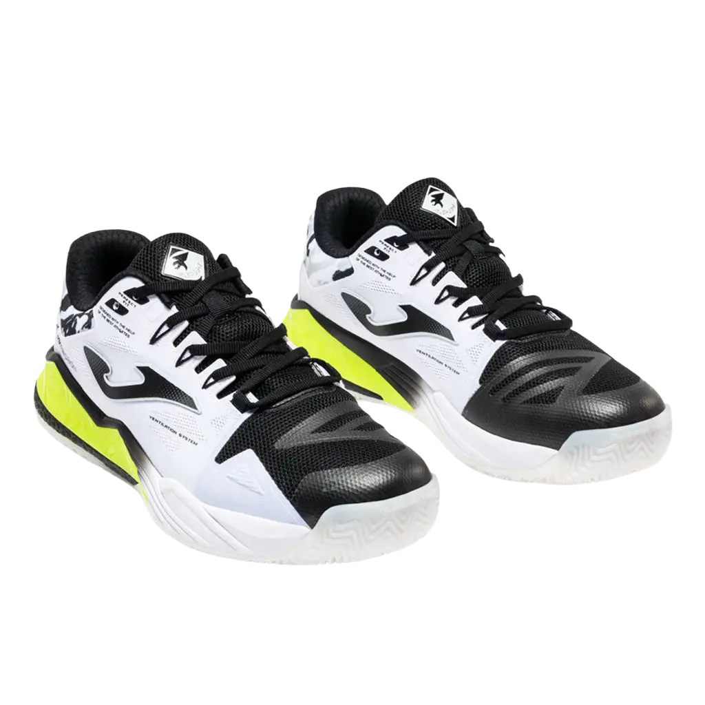 Joma Padel Shoes Spin White Yellow 2026